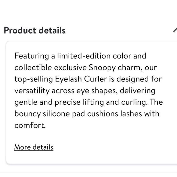 Wet n Wild Peanuts Snoopy Eyelash Curler NWT - Picture 4 of 7